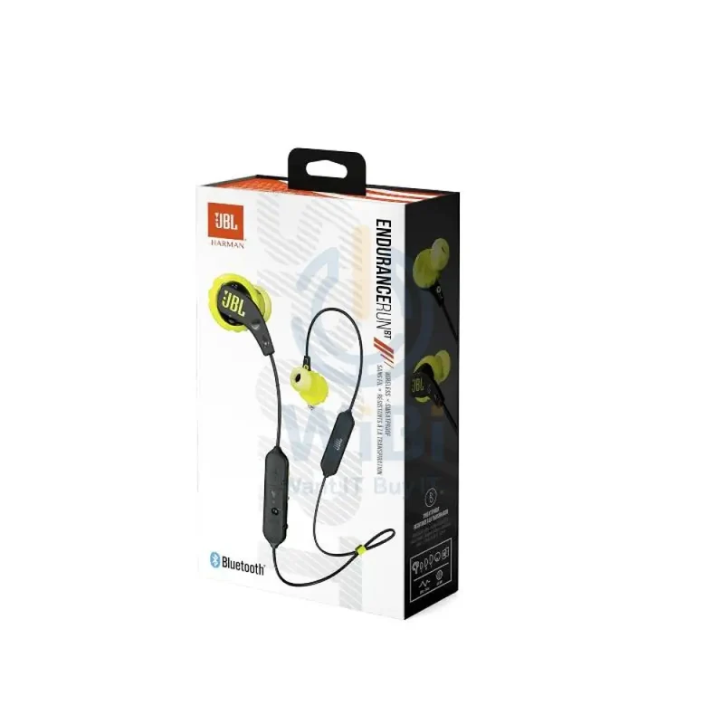 JBL Endurance RunBT Headphones - In-Ear / Wireless / Yellow