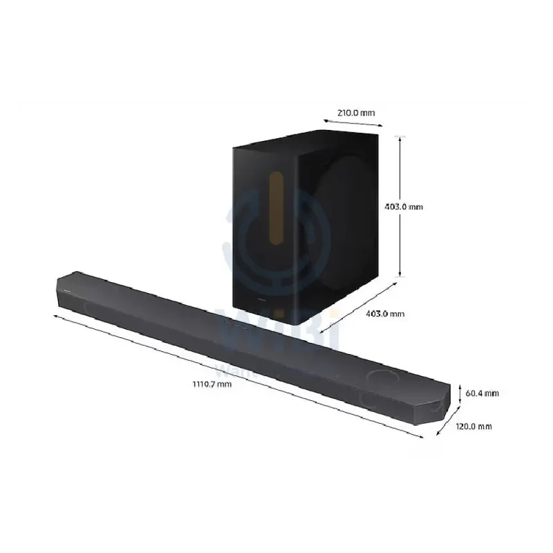 Samsung HW-S800B 3.1.2ch S-Series Soundbar - 28W / Black