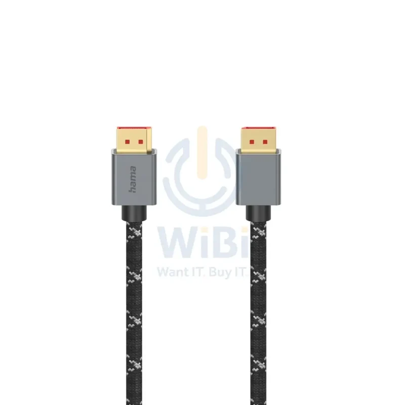 Hama Alu 1.4 DisplayPort Ultra-HD 8K Cable 2.0 m