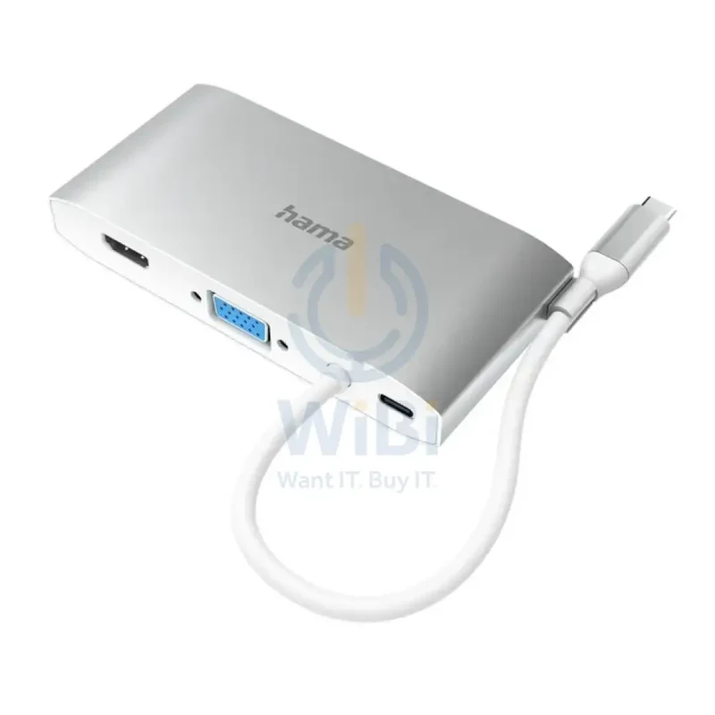 Hama 4-in-1 USB-C Hub, 3 x USB-A, HDMI
