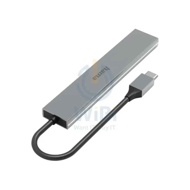 Hama 4-in-1 USB-C Hub, USB 3.2 Gen1, 5 Gbit/s - Anthracite