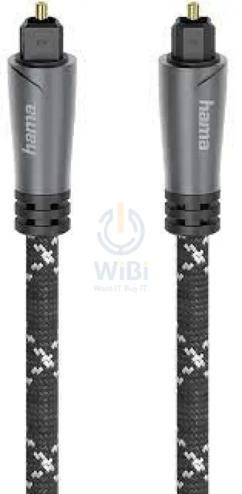Hama Audio Optical Fibre Toslink Cable 1.5 m - Metal