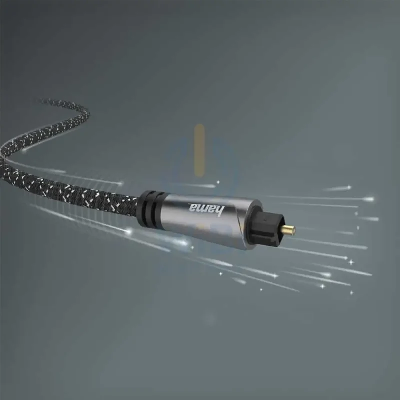 Hama Audio Optical Fibre Toslink Cable 1.5 m - Metal