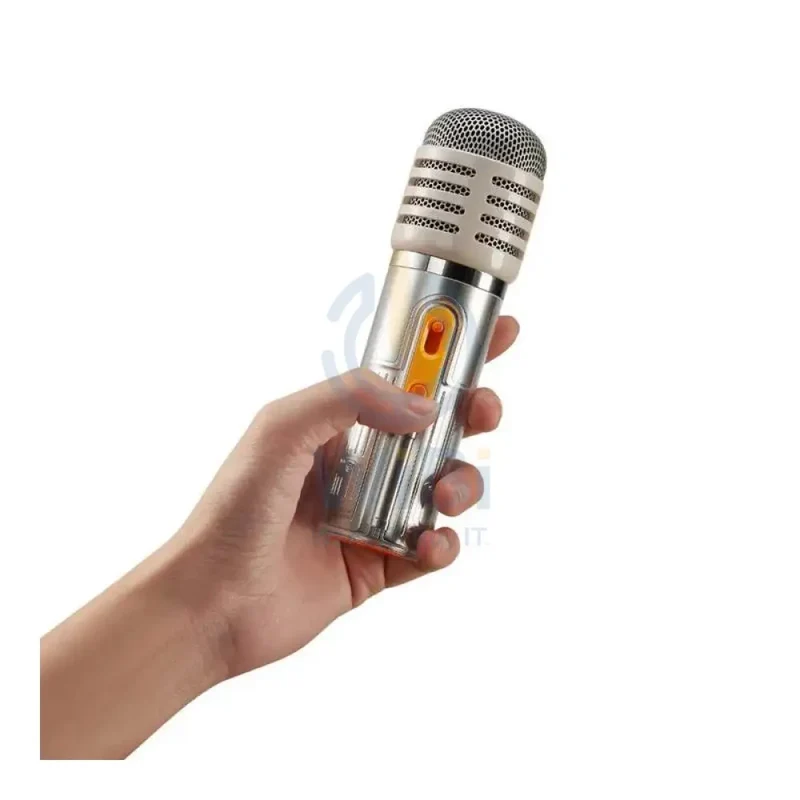 Divoom Spark-Pro Portable Bluetooth Speaker With Dual Microphone Karaoke Function - White