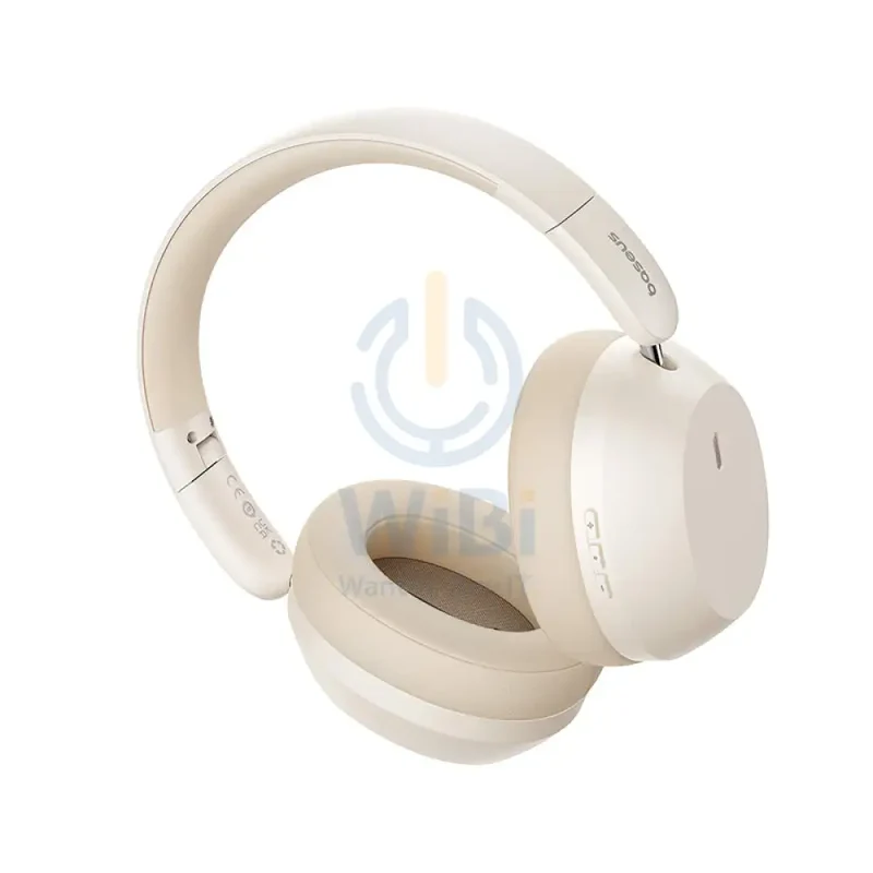 Baseus Bass 35 Max Wireless Headphones - Bluetooth / Stellar White
