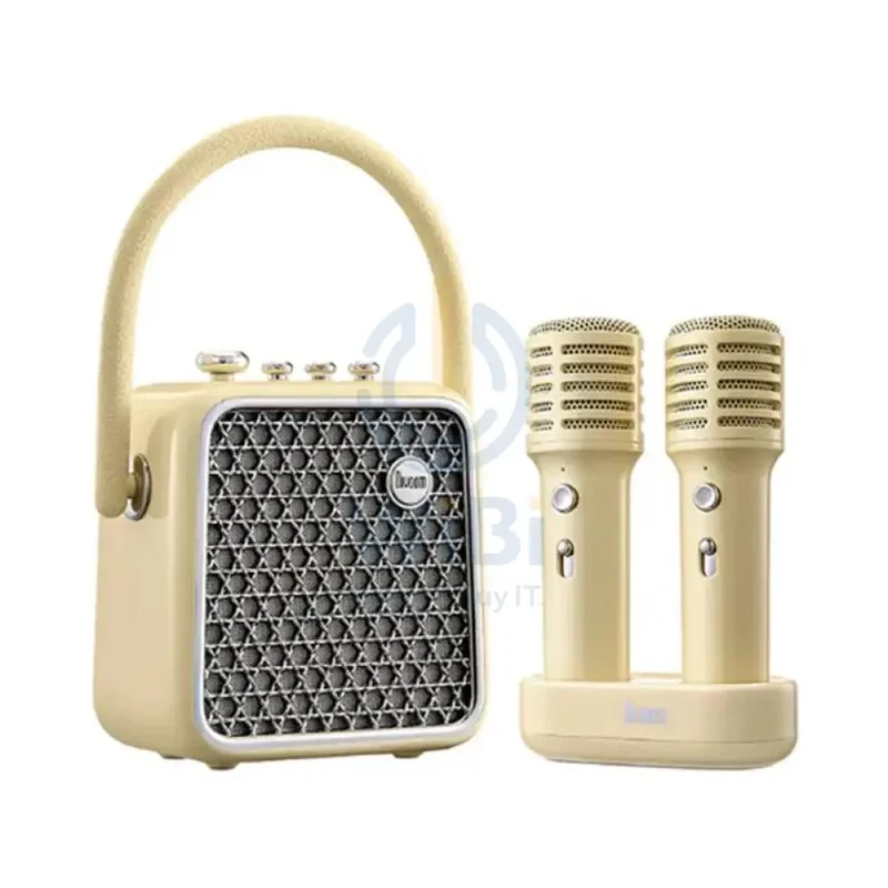 Divoom SongBird SE Portable Bluetooth Speaker With Dual Microphone Karaoke Function - Yellow