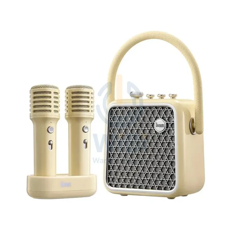 Divoom SongBird SE Portable Bluetooth Speaker With Dual Microphone Karaoke Function - Yellow