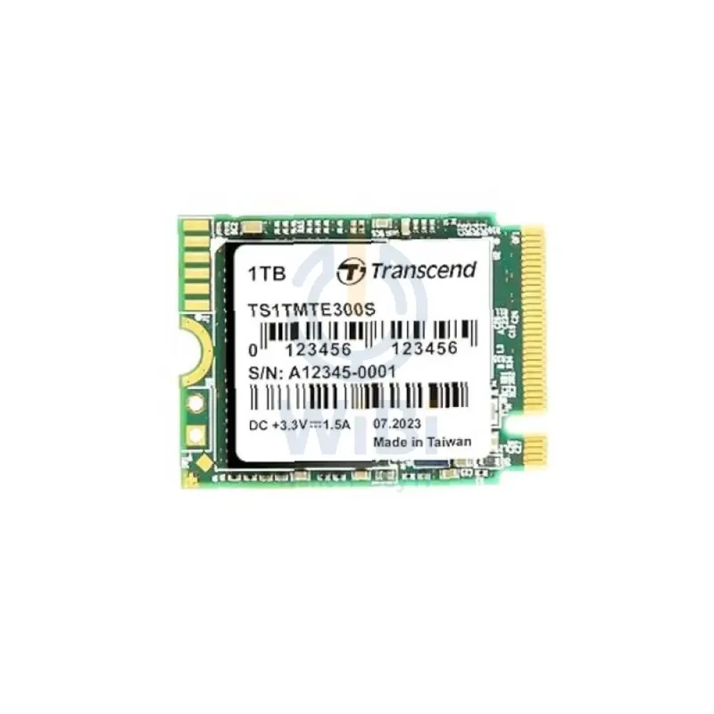 Transcend PCIe 300S - 1TB / Up to 2,000/1,650 MB/s / M.2 2230 / PCIe / SSD (Solid State Drive)