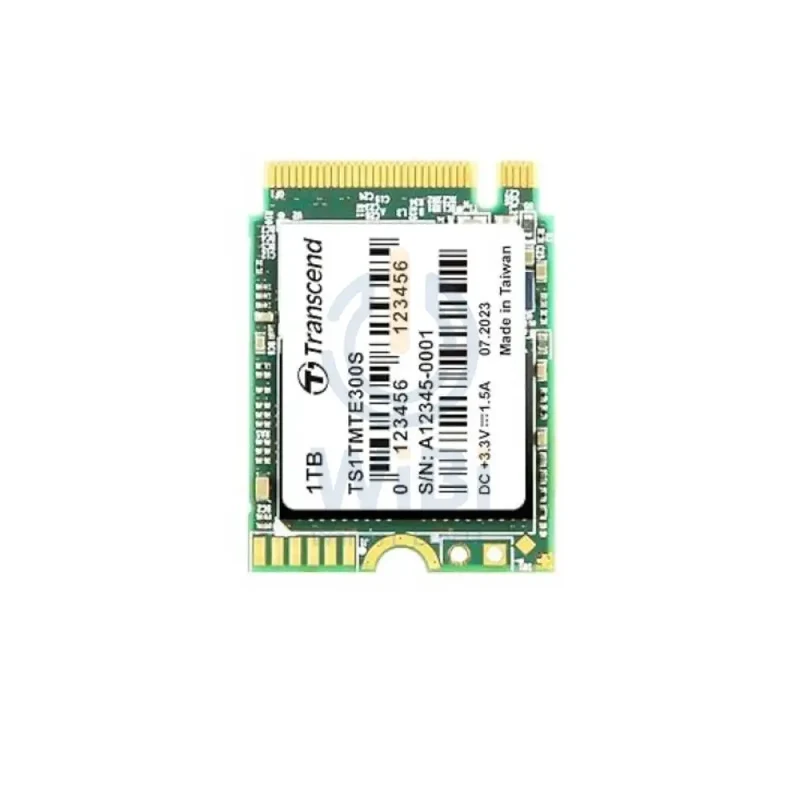 Transcend PCIe 300S - 1TB / Up to 2,000/1,650 MB/s / M.2 2230 / PCIe / SSD (Solid State Drive)