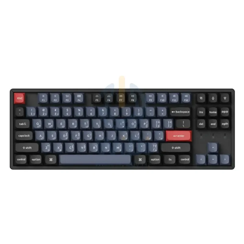 لوحة مفاتيح ميكانيكية لاسلكية كيكرون K8 برو - RGB / إنجليزي/عربي / أسود