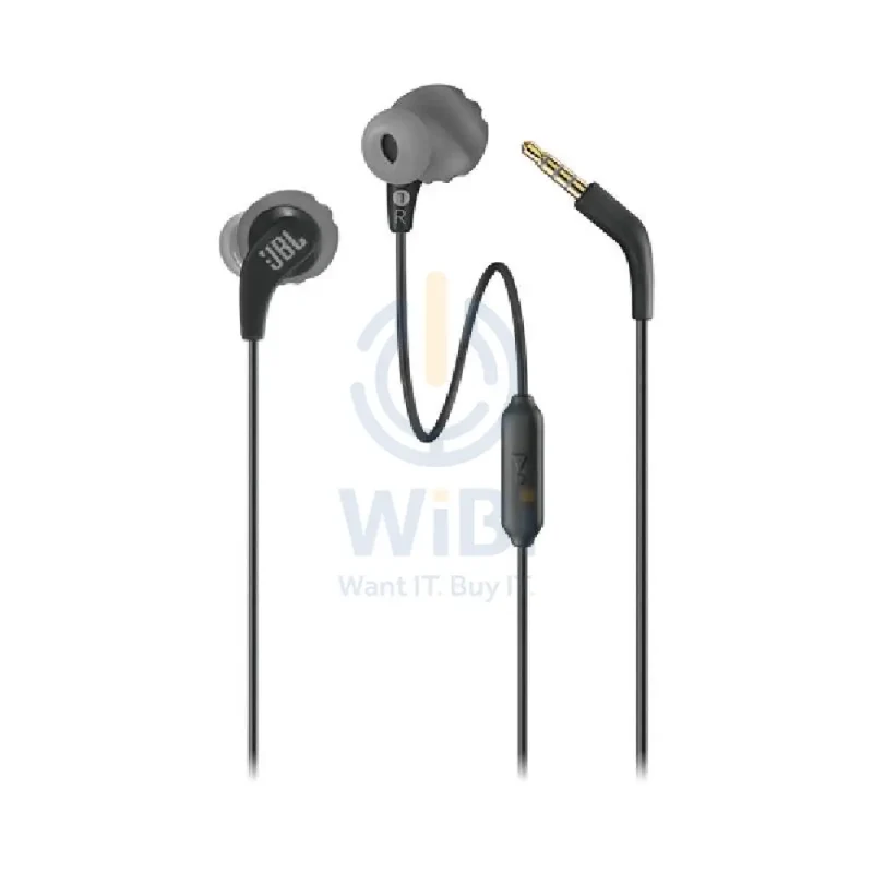 JBL Endurance Run Earphones - 3.5mm / In-ear / Wired / Black