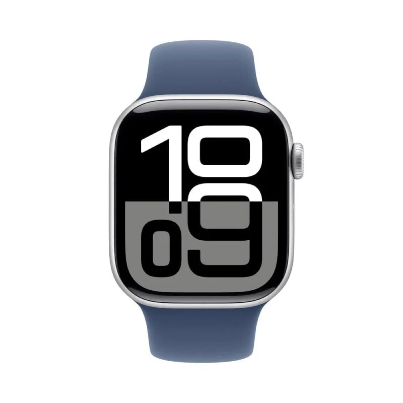 Apple Watch Series 10 with Sport Band - LTPO OLED / 64GB / 42mm / Medium/Large / Bluetooth / Wi-Fi / Denim