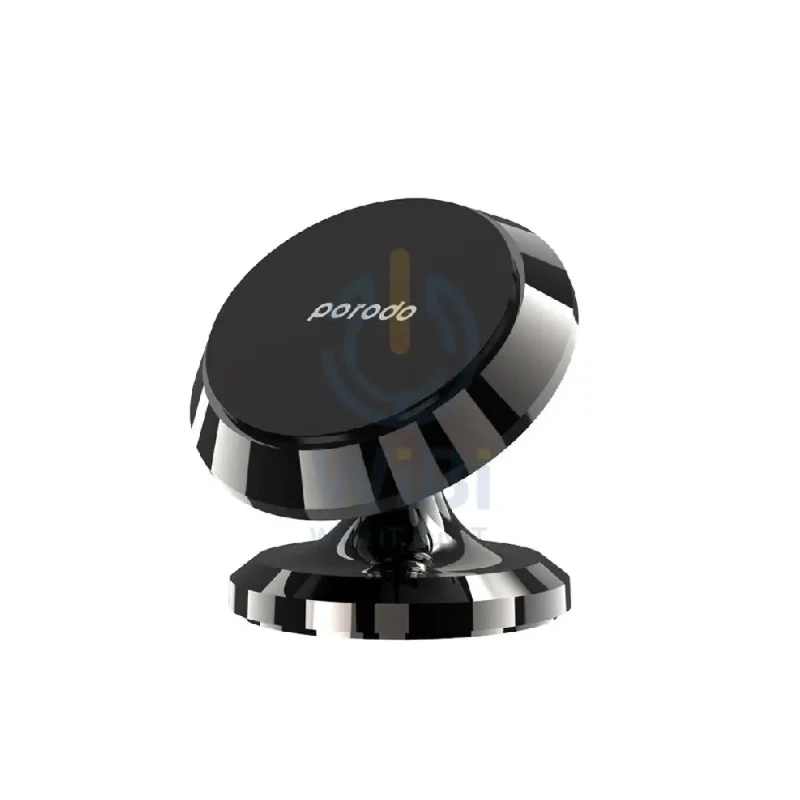 Porodo 4 Circular Discs Magnetic Car Mount - Black