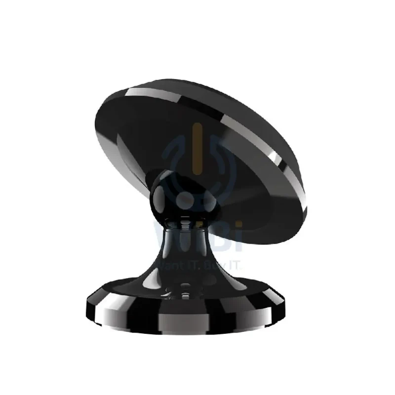 Porodo 4 Circular Discs Magnetic Car Mount - Black