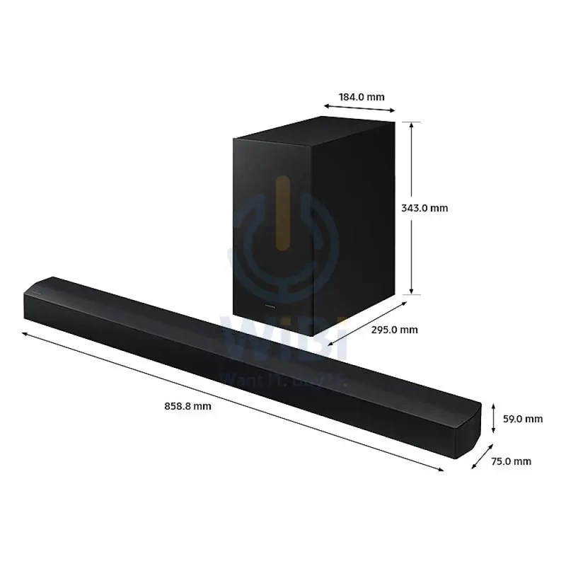 Samsung HW-C450 2.1ch Soundbar - 25W / Wireless / Black
