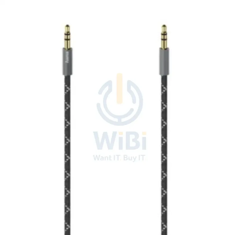 Hama 3.5 mm Audio Cable 1.5 m - Metal Gold-Plated