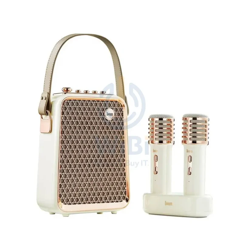 Divoom Songbird-HQ Portable Karaoke Bluetooth Speaker - White