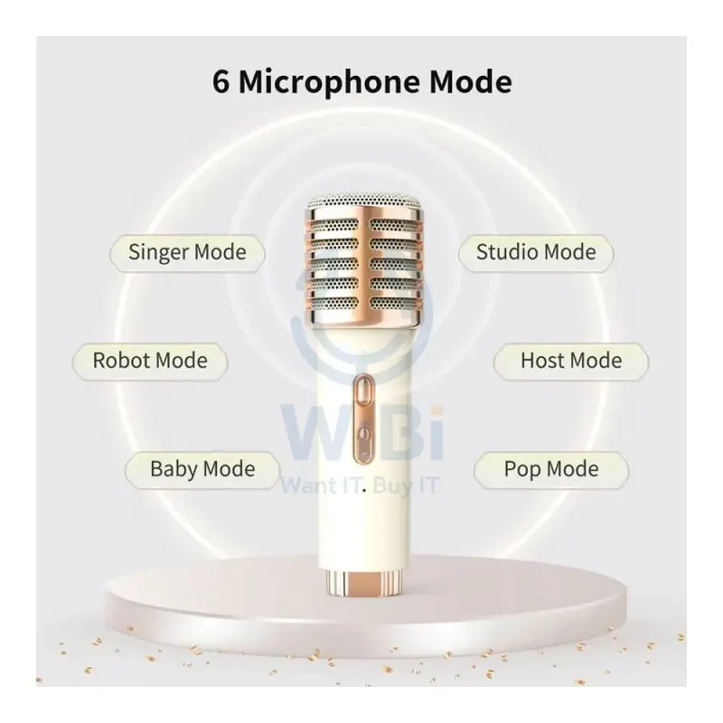Divoom Songbird-HQ Portable Karaoke Bluetooth Speaker - White