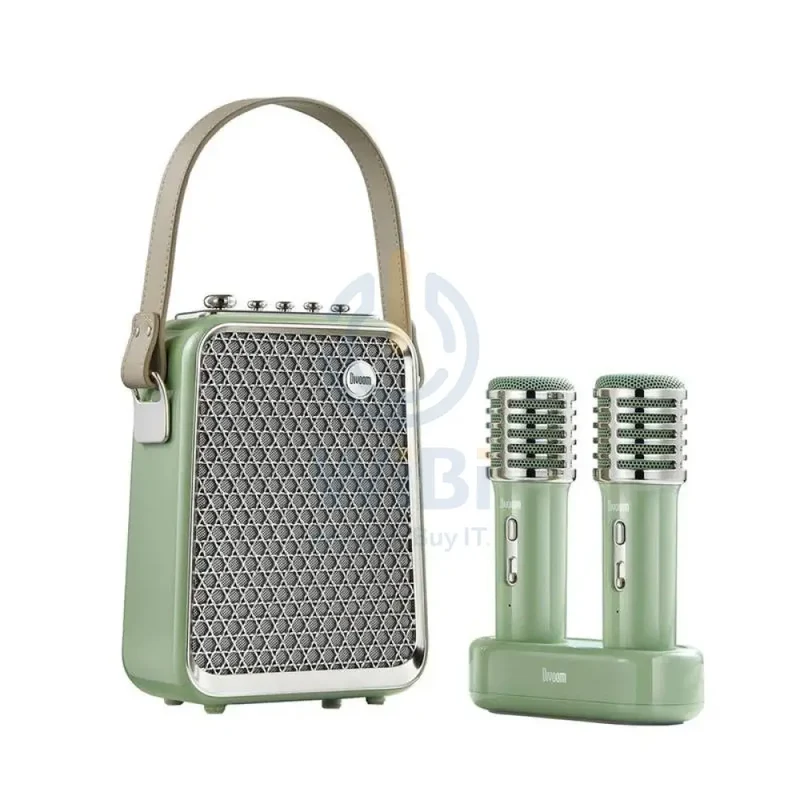 Divoom Songbird-HQ Portable Karaoke Bluetooth Speaker - Green