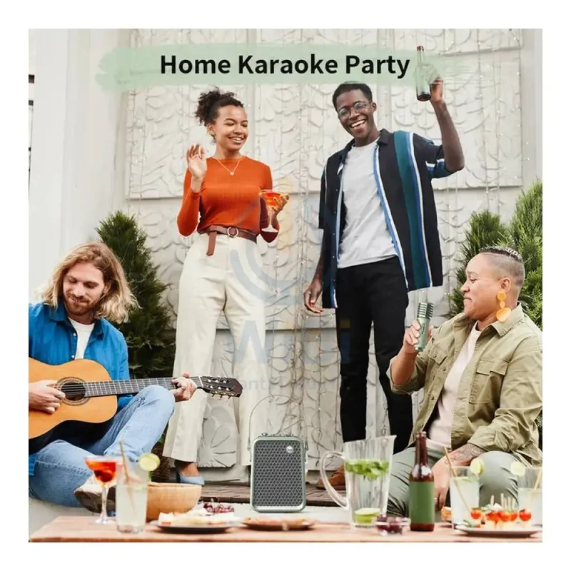 Divoom Songbird-HQ Portable Karaoke Bluetooth Speaker - Green