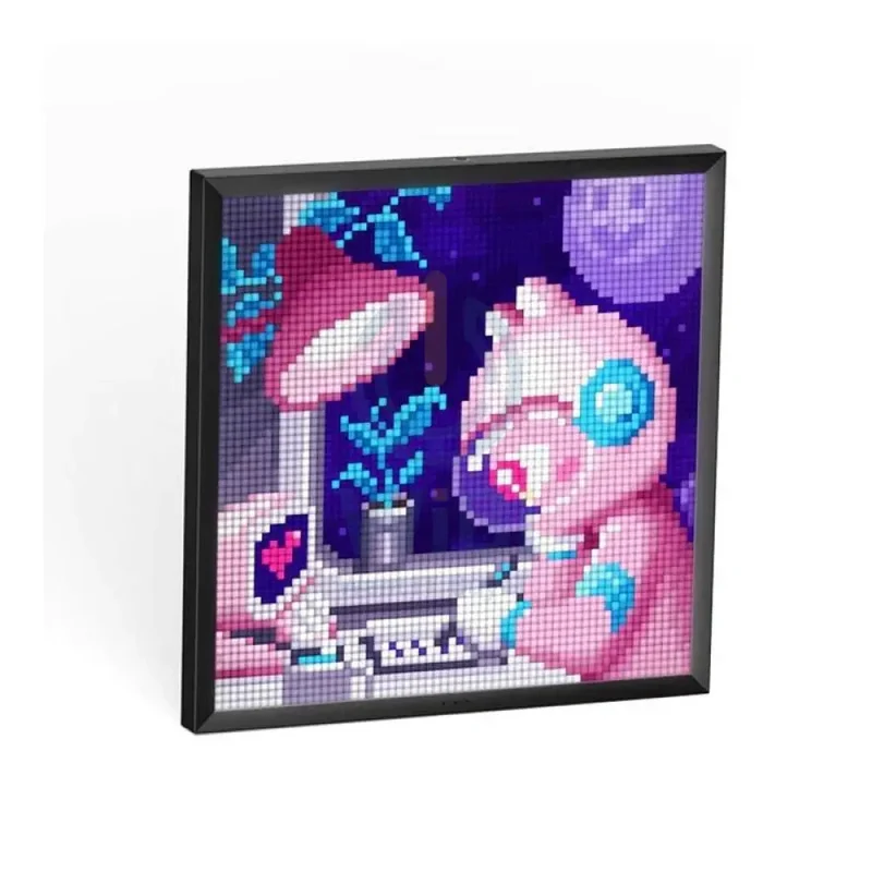 Divoom Pixoo-64 WiFi Pixel Art Cloud Display 64 X 64 LED Digital Frame - Black