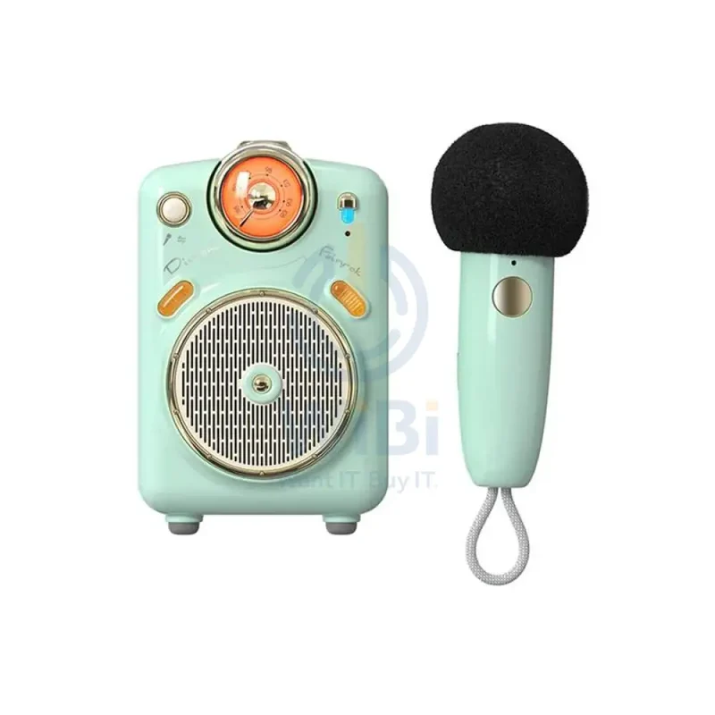 Divoom Fairy-OK Bluetooth Portable Speaker With Microphone Karaoke Function - Green