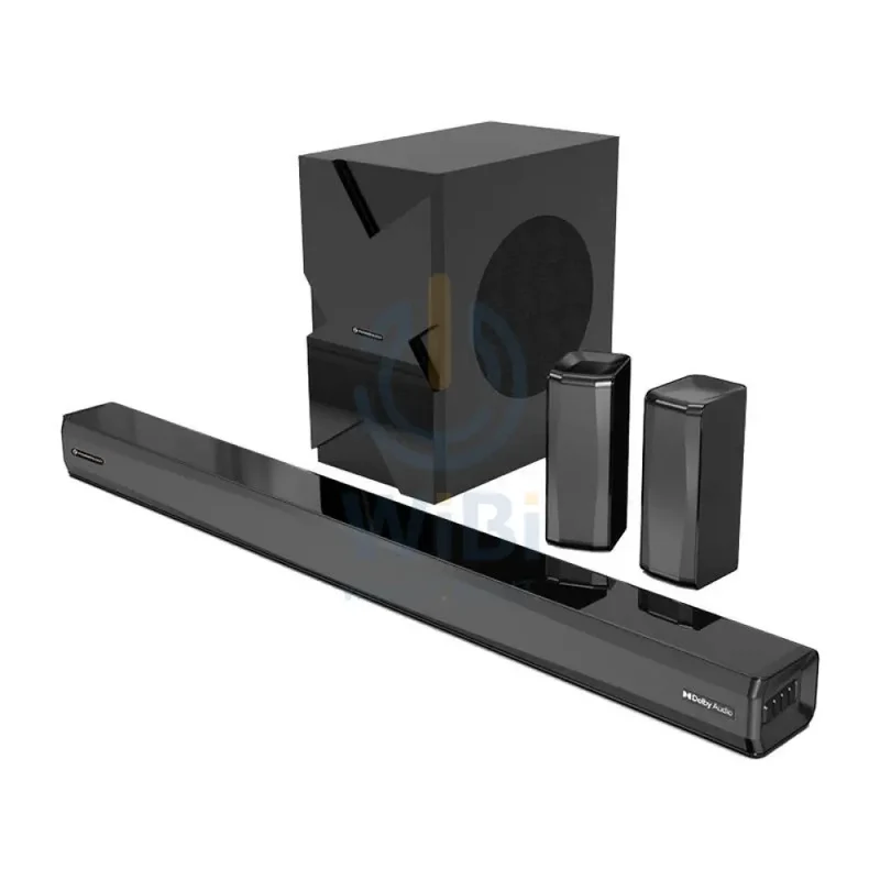 Powerology Home Theater System - 5.1CH / 370W / Bluetooth / Black
