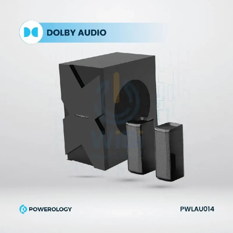 Powerology Home Theater System - 5.1CH / 370W / Bluetooth / Black