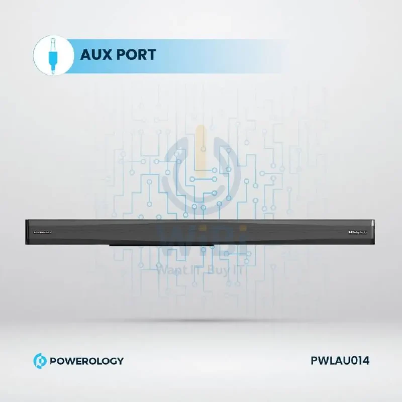 Powerology Home Theater System - 5.1CH / 370W / Bluetooth / Black