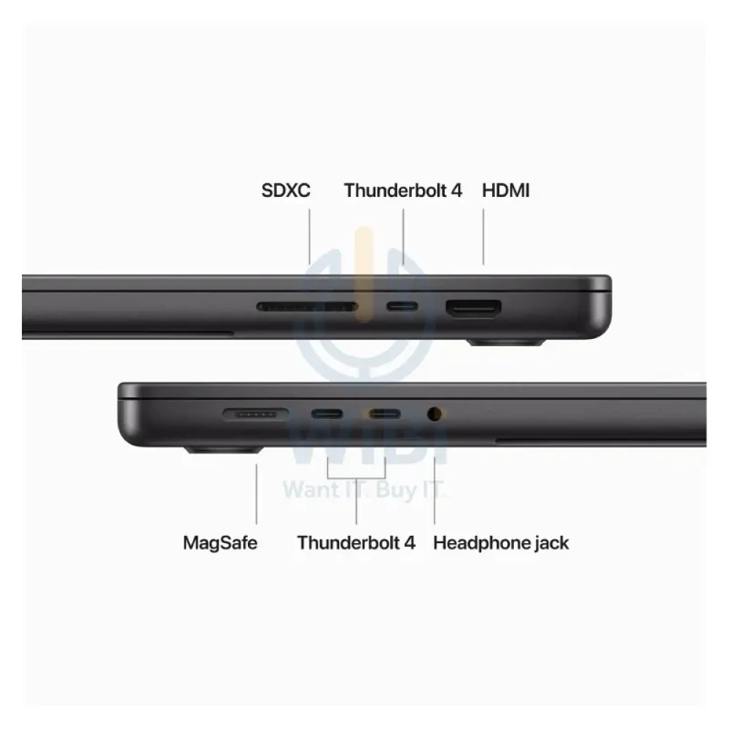 Apple MacBook Pro - 16.2" / M3 Max / 14-Core CPU / 30-Core GPU / 36GB RAM / 1TB SSD / Arb/Eng / Space Black / 1YW - Z1AH000KW
