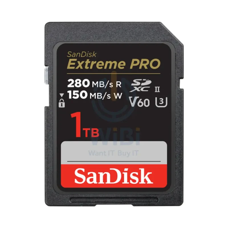 SanDisk Extreme PRO SDXC UHS-II Card - 1TB / Up to 280MB/s