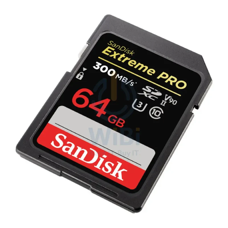 SanDisk Extreme PRO SDHC and SDXC UHS-II Cards - 64GB / Up to 300MB/s