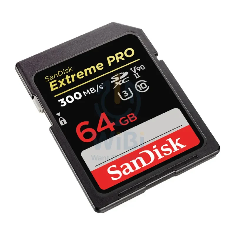 SanDisk Extreme PRO SDHC and SDXC UHS-II Cards - 64GB / Up to 300MB/s