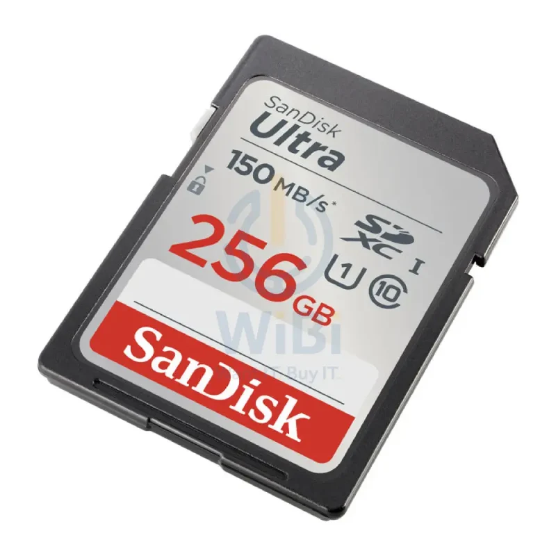 بطاقة ذاكرة سان ديسك ألترا SDHC UHS-I وSDXC UHS-I، بسعة 256 جيجابايت، بسرعة تصل إلى 150 ميجابايت/ثانية