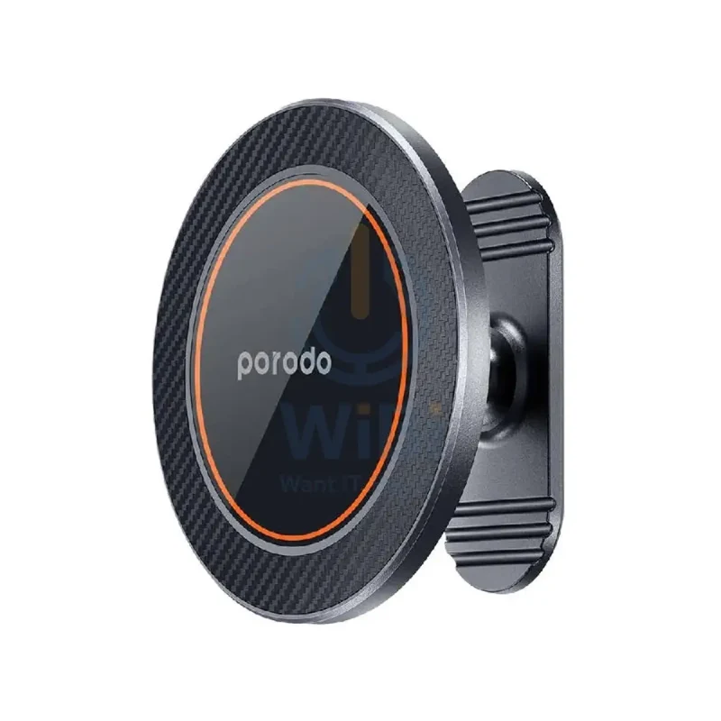 Porodo Stick-On MagSafe All-Purpose Smooth Swivel Phone Mount - Black