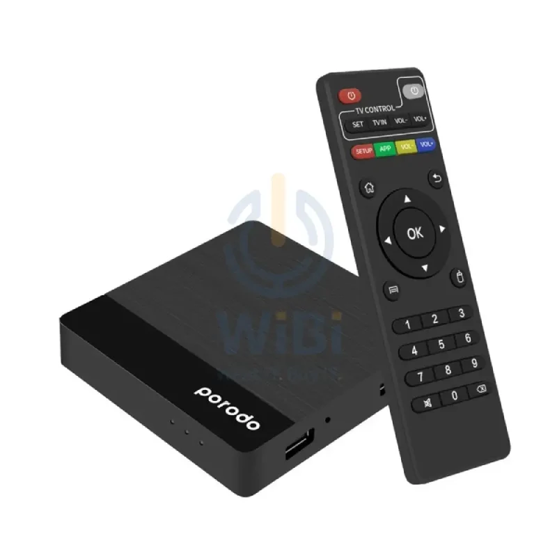 Porodo Android Video Streaming TV Box - Black
