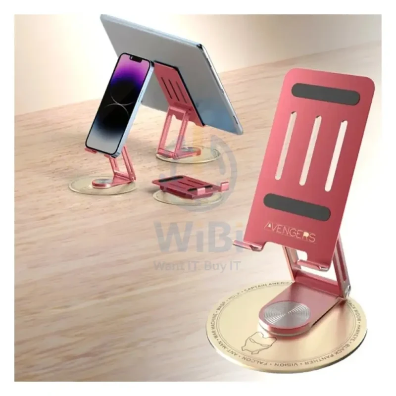 Disney QS-21 Multifunctional rotating tablet stand - Ironman Red