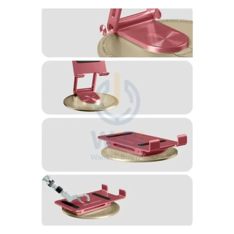 Disney QS-21 Multifunctional rotating tablet stand - Ironman Red
