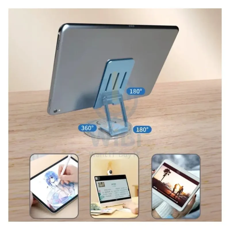 Disney QS-21 Multifunctional rotating tablet stand - Captain American Blue