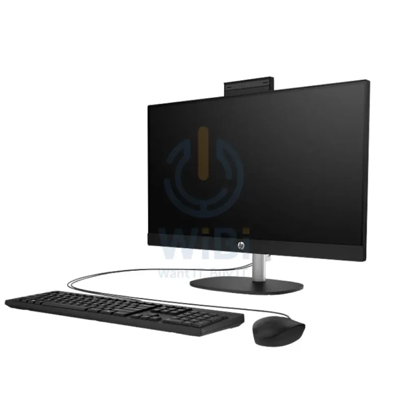 HP 24-CR0041NE AIO PC - 23.8" FHD Non-Touch / i7 / 8GB / 512GB (NVMe M.2 SSD) / DOS (Without OS) / 1YW / Jet Black - Desktop