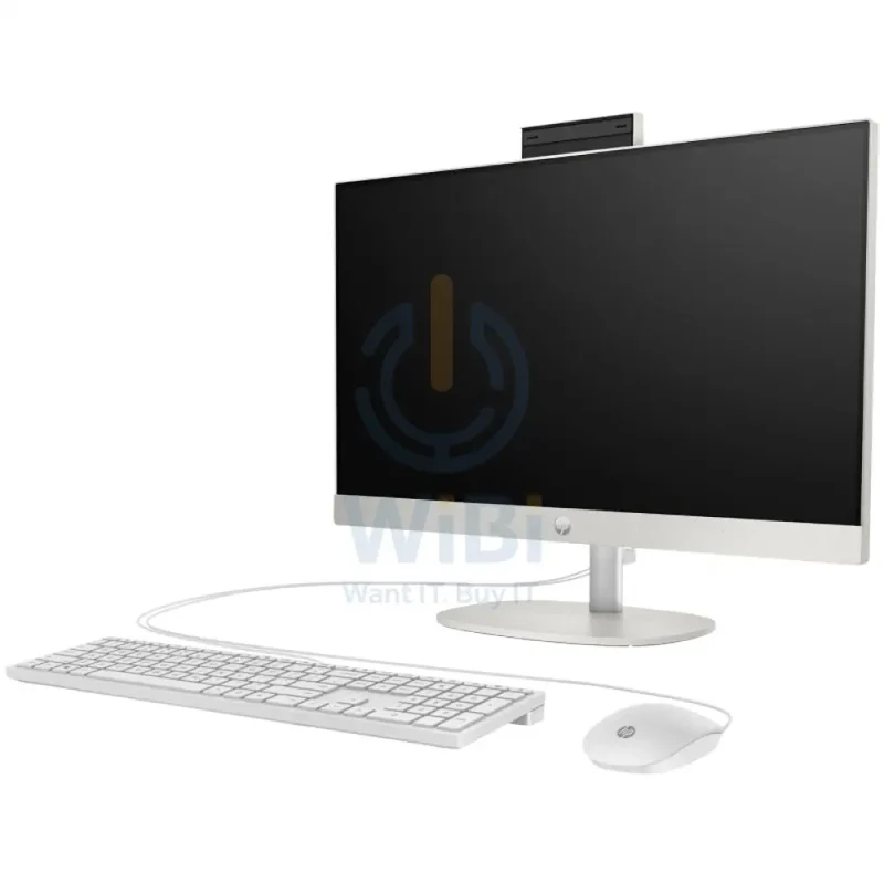 HP 24-CR0040NE AIO PC - 23.8" FHD Non-Touch / i7 / 8GB / 512GB (NVMe M.2 SSD) / DOS (Without OS) / 1YW / Shell White - Desktop