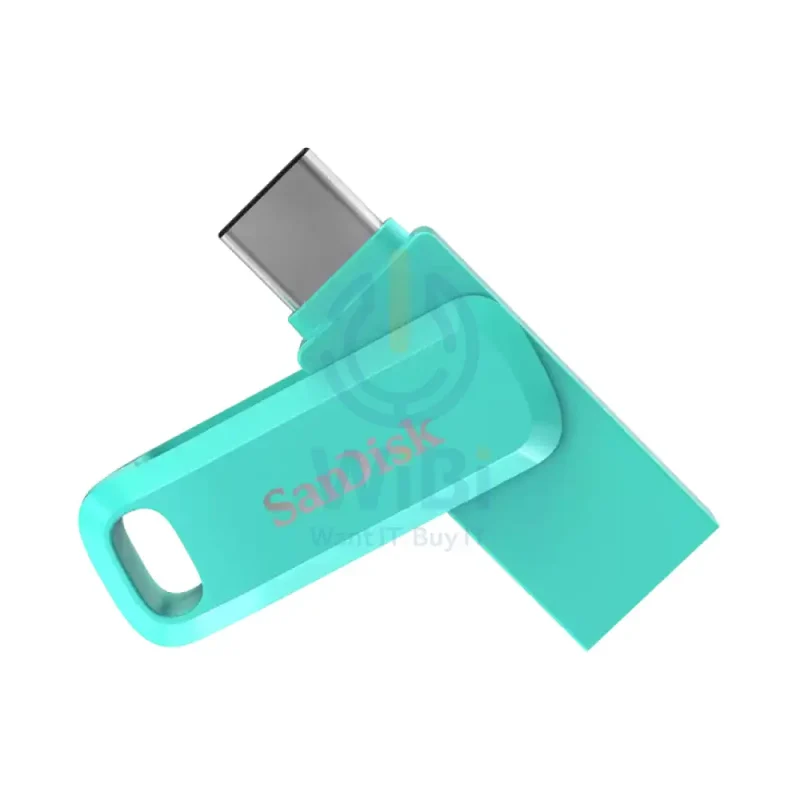 SanDisk Ultra Dual Drive Go USB Type-C - 256GB / Up to 150 MB/s / USB 3.2 Gen 1 / USB-C / Mint