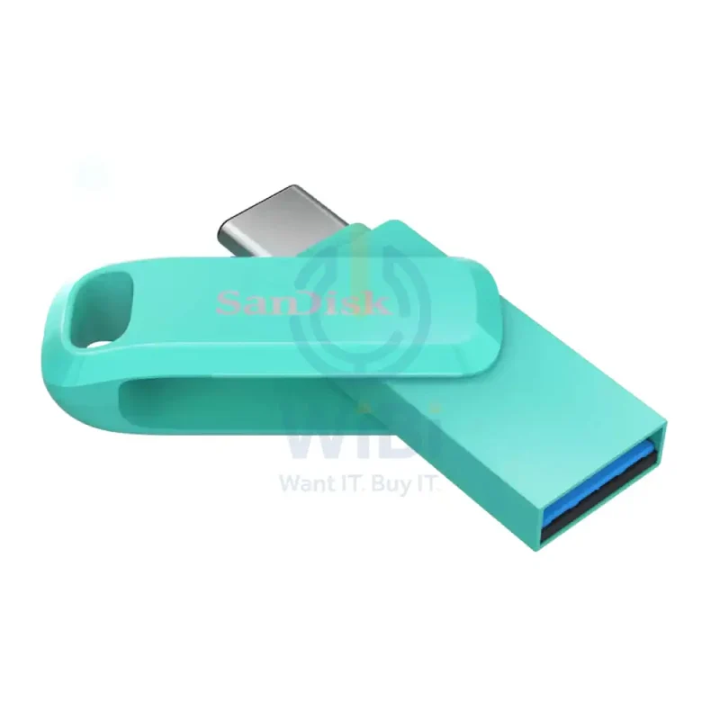 SanDisk Ultra Dual Drive Go USB Type-C - 256GB / Up to 150 MB/s / USB 3.2 Gen 1 / USB-C / Mint