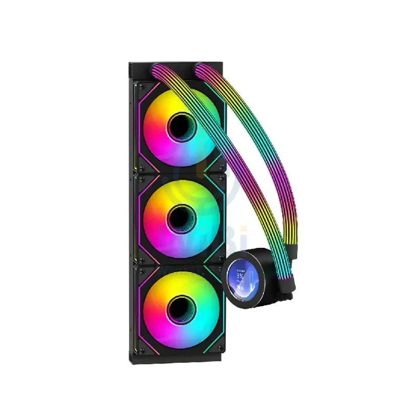 GameOn KRAKEN N360 360mm LCD Display Liquid CPU Cooler With ARGB Tube - Black