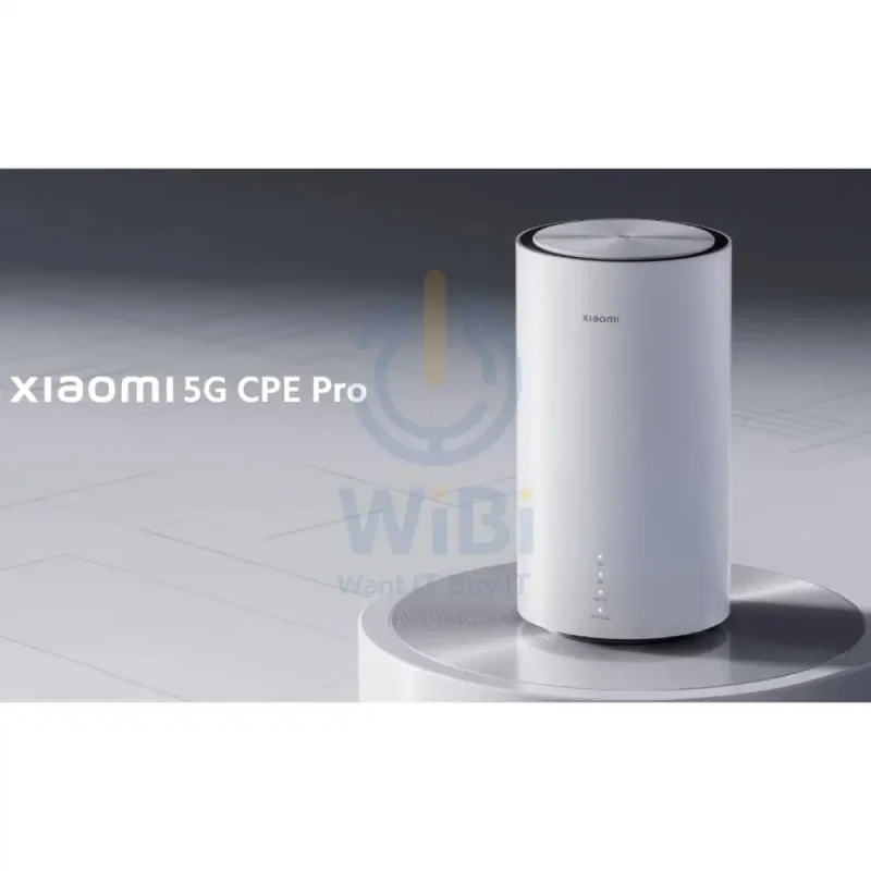 Xiaomi 5G CPE Pro V2 - 2.4GHz, 5GHz Dual-Band / 2x 1000Mbps Adaptive WAN/LAN Port / 1x Nano SIM Card Slot