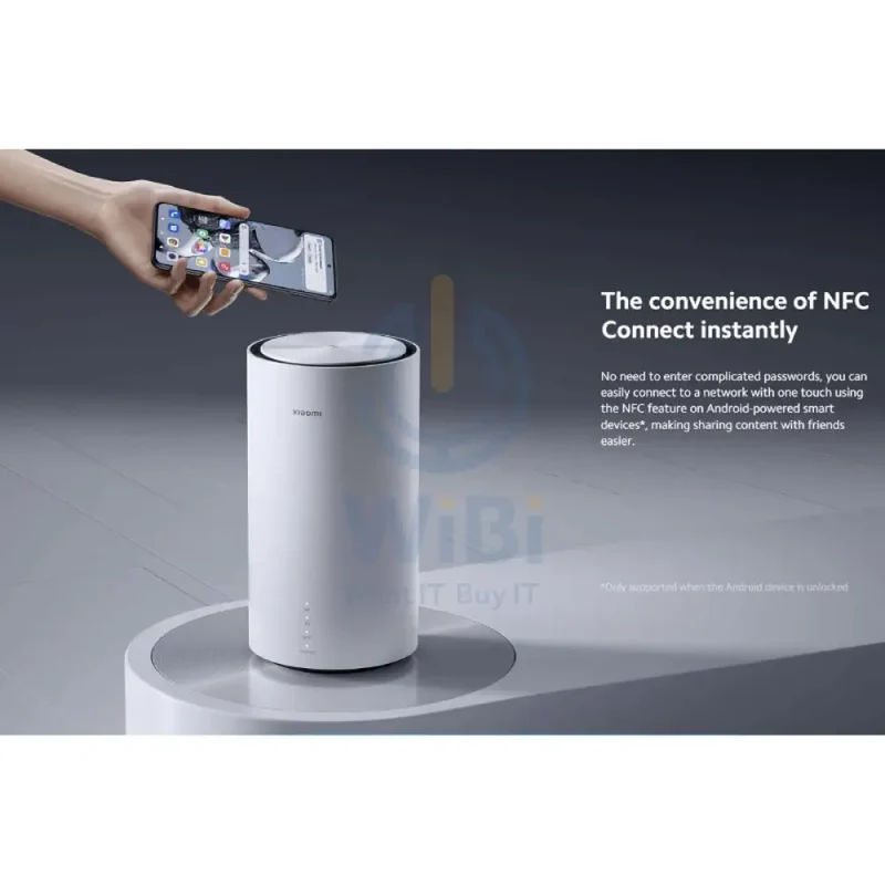 Xiaomi 5G CPE Pro V2 - 2.4GHz, 5GHz Dual-Band / 2x 1000Mbps Adaptive WAN/LAN Port / 1x Nano SIM Card Slot
