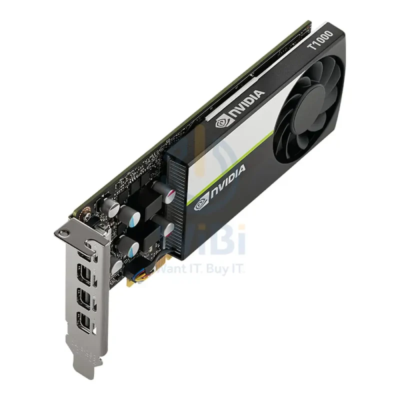 PNY NVIDIA T1000 Graphics - 8GB / GDDR6 / 128-bit / PCI Express 3.0 / Mini DisplayPort