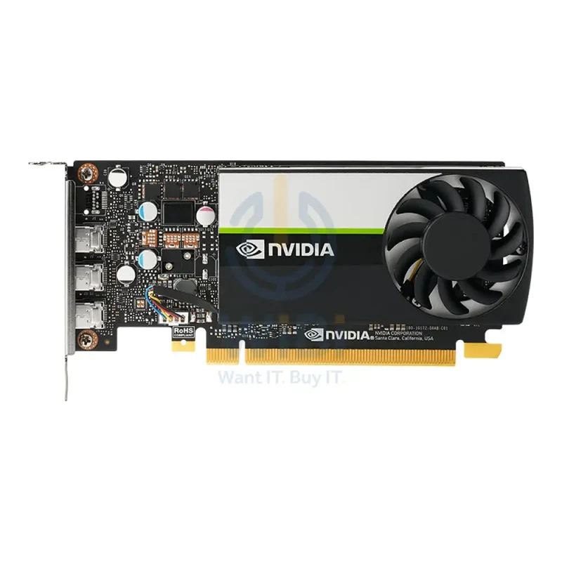 PNY NVIDIA T400 Graphics - 4GB / GDDR6 / 64-Bit / PCIe 3.0 / Mini DisplayPort