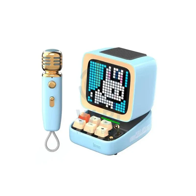 Divoom DitooMic Bluetooth Speaker With Microphone Karaoke Function - Blue