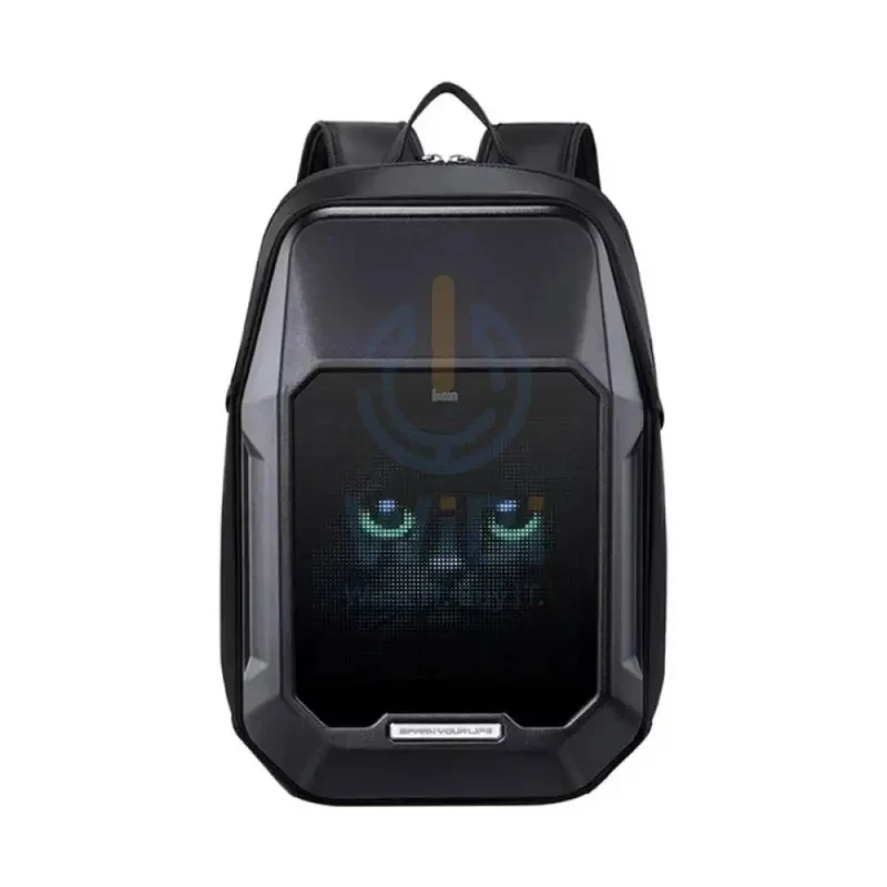Divoom CyberBag Customizable Pixel LED Animation Display Backpack - Black